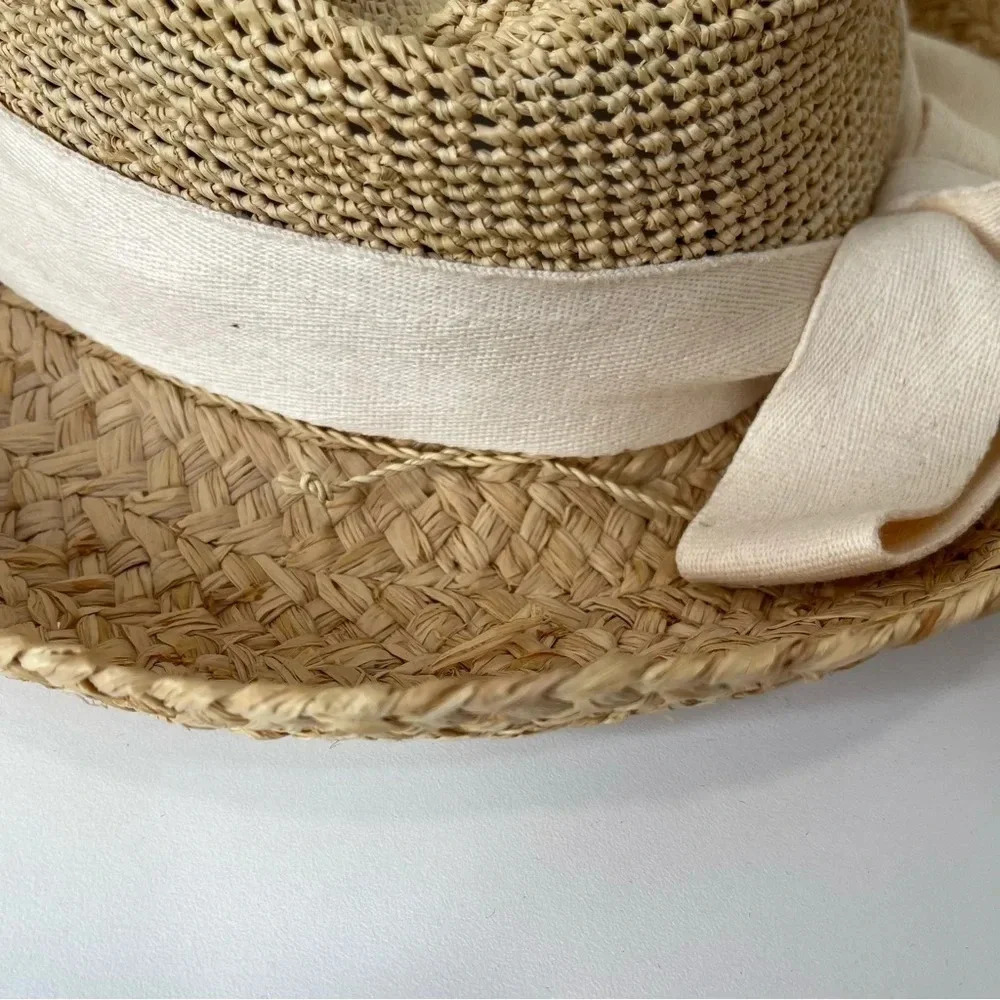 Scala The Collection Hat Woven Straw Raffia Natur… - image 7